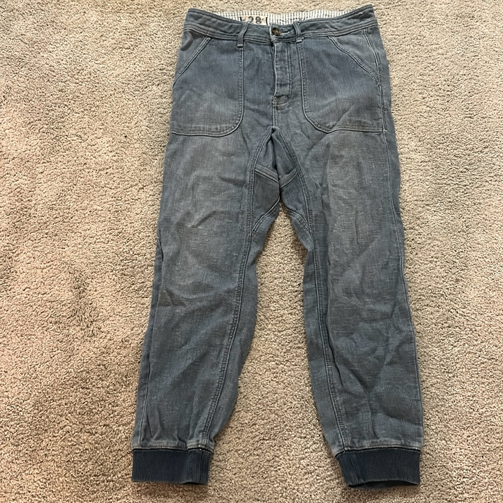Free People We the Free Cotton Linen Jeans